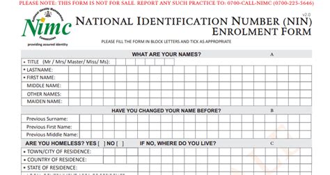 nimc pre enrolment registration portal.